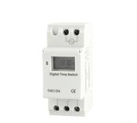 Digital Din Rail Timer Switch For Home And Commercial Use With Clear Screen Display Supporting Up To Sixteen Schedules Per Day For Lights And Heaters