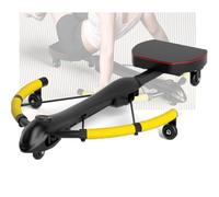 Digital Display Abdominal Trainer with Auto Rebound and Adjustable Levels for Total Body Workout at Home Gym