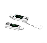 Digital Display Adapter for Type-C Devices Offering 240W Charging and 80Gbps Data Transfer Without Compromising Signal Integrity (White)