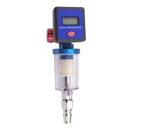 Digital Display Air Pressure Regulator Control Meter with Integrated Oil Water Filter for Spray Painting 1/4in Thread High Precisions Air Management