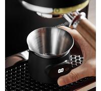 Digital Display Coffee Scale, 0.2-199.9g Espresso Weighting Coffee Electronic Scale With 100ML Spill-reducing Dosing Cup, Black