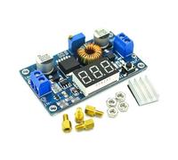 Digital Display Converters Module 5A 75W Output Adjustable Voltages Regulator Wide Input 4V-38V Heat Dissipation Design Heat Dissipation Voltages Regulator