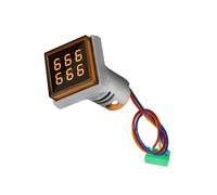 Digital Display Counter 22mm Hole Mount Square Counter Meter 6 Digit 0-999999 AC220V Count with Ventilation Hole LED Display