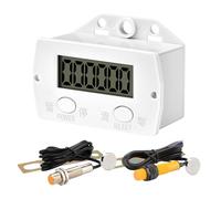 Digital Display Counter, 6 Digit Number Clicker, High Precision Design, Electronic Counter Device, Ideal for Industrial and Commercial Use, 30x46mm