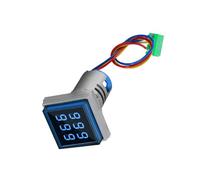 Digital Display Counter with Ventilation Hole LED Backlit Square Counter Meter Quick Response Count 0-999999 LED Display