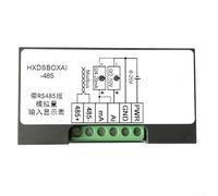 Digital Display Device for Analogue Input 0-10V 0-20mA 4-20MA with RS485 Interface, Adjustable Measurement Indicator for Sensor Pressure Temperature Speed DC6-25V
