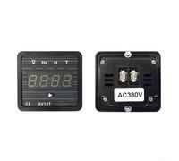 Digital Display Device for GV13T Generators: Voltage, Frequency & Operating Time Monitor, Compact ABS Display Instrument (380V)
