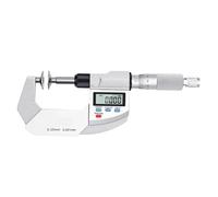 Digital Display Disc Micrometer 0-25mm Gear Disc Circular Spiral Micrometer 0.001mm Low Error