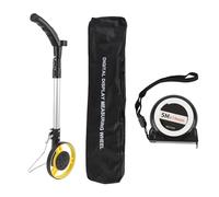 Digital Display Distance Measuring Wheel Folding Hand Push Roller Rangefinder 99999.9M/FT for Various Terrains and Roads