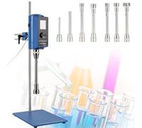 Digital Display Emulsifier with Adjustable Speed and Stand - Laboratory Homogenizer for Efficient Mixing and Dispersing