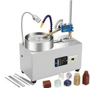 Digital Display Gem Faceting Machine, 180W Jade Grinding Polisher, Adjustable Speed 0-3000 RPM for Precision Crystal Processing