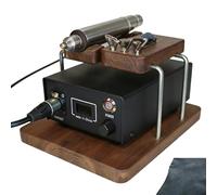 Digital Display Handheld Electric Heat Creasing Iron Tool with 5 PCS Tips Adjustable Temperature Fast Heat Up for Grooving Polishing Sealing