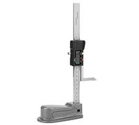 Digital Display Height Gauge 0-150mm Digital Precision Height Aperture Depth Gauge Metric Imperial System Caliper with Stainless Steel Base for Woodwork
