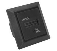 Digital Display Hour Meter 50/60Hz AC 100-240V High Accuracy Timer With Reset Button For Industrial Machinery Engineering Vehicles Generators