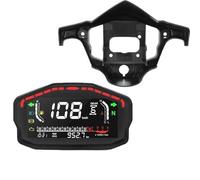 Digital Display Instrument Panel 12V Speedometer Motorcycle Odometer Tachometer With Speed Mileage For CG125 For CG150 GPS Speedometer(Bracket and gauge)