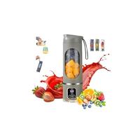 Digital Display Juicer,450ml Cordless Portable Juicer Blender For Shakes And Smoothies,Mini Electric Juice Cup,Smart Led Display,Usb Rechargeable,3speed Multi-Mode Juicermixer For Home/Travel/Office