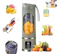 Digital Display Juicer-Smart LED Display, Diet-Friendly Portable Multimode Blender Personal Electric USB 450ML Portable juicer Shakes and Smoothies Blender Small Blenders Mixing