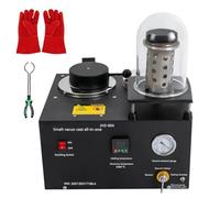 Digital Display Melting Furnace, Vacuum Casting Machine, Gold Melting Furnace with Vacuum Hood, Temperature Control, For Jewelry Crafts Molding Production and Lost Wax Casting(1kg)