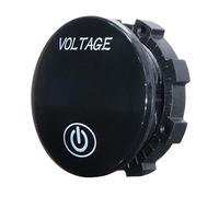 Digital Display Meter DC12V 24V Voltmeter Gauge Waterproof, Green