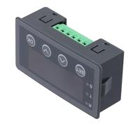 Digital Display Meter for Analog Input Signals - from 0 to 10v / 2 to 10v / from 0 to 20ma / from 4 to 20ma Industrial Panel Mount Display Head Dc6-25v 79x43x25mm Black Plastic Housing