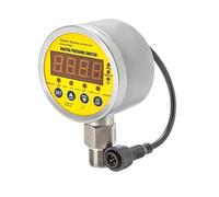Digital display pressure controller dual relay output electric contact gauge AC220V AC380V DC24V switch(DC24V,0-100KPa)