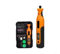 Digital Display Rotary Tool 7.4V 12-Speed Control(66pcs) | Variable 12- for dial, digital display, precise control for wood metal plastic, cordless freedom