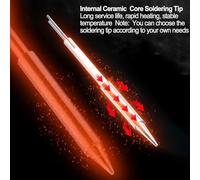 Digital Display Soldering Iron Pen with Screen, 121W Intelligent Control for T12 Tips, Auto-Sleep Function, Compatible with TS101/PTS200 for