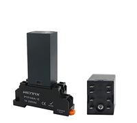 Digital Display Timer Relay Switch 0.1S-990H Power ON/OFF Cycle Delay 3A H3Y-2 5A HY3-4 DC 12V 24V AC 220V With Base Socket(H3Y-2 DC12V)