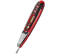 Digital Display Voltage Tester With Integrated LED Light For Live Wire Detection And Circuit Integrity Checks In Standard AC Systems(A)