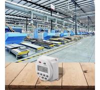 Digital Display Weekly Programmable Delay for Relay Switch for 24V/110V/220V Industrial & Household Panel Mounting, 1-Second Interval, 8 ON/Off D(AC220V)