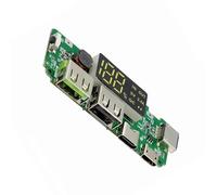 Digital Display18650 Battery Charger Module Board Double USB Output 2.4A/2A 1A