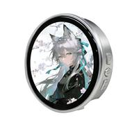 Digital Displayed Pixel Badge Pin, HD Touchscreen, 5.8cm, Electronic Display Badge, Animated Pixel Pin, Adjustable Settings, For Office Desks Cosplay Events Personal Fun