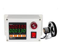 Digital Distance Meter Counter, Rotary Encoder with Rolling Wheel and Buzzer, 0-999999 Counting Range for Fishing Lines and Threads