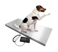 Digital Dog Weighing Scale, 660LB Large Platform Livestock Veterinary Scale with Separate LCD Display, 39cmL x 30cmW