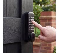 Digital Door Lock, Deadbolt Mechanical Combination Lock,Garden Gate Lock | Keypad Combination Bolt Lock, Bidirectional Anti Theft Codes Lock for Outdoor Front Gate Bidirectional Gate Glass Door