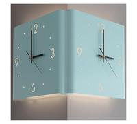 Digital Double-Sided Wall Clock, Silent with Luminous Display, Battery Operated, Numeral Scale for Home or Office
