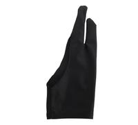 Digital Drawing Glove, Artist Glove for Graphics Tablet Digital Art with Two Finger for Right Hand Left Hand Universal for Digital Art, Drawing, Traditional Sketching on Paper (S)