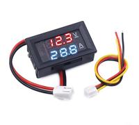 Digital Dual Meter 0 100V 10A for Vehicle Voltage and Current Assessment (B)