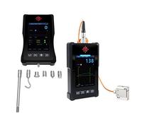 Digital Dynamometer, Portable Force Gauge Digital Hand Dynamometer Measuring Instrument Measuring Pull Push Load Cell Indicator Handheld Rechargeable(DY920-C 0-100N)