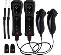 Digital Dynasty Remote with Nunchuk With Motion - Black- NEW