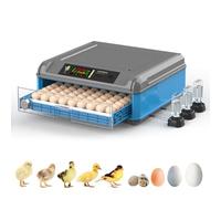 Digital Egg Incubator for Poultry, Automatic Turning with Humidity Control, Ideal for Hatching Chicken, Quail, and Duck Eggs