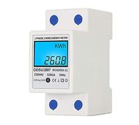 Digital Electric Energy Meter Single Phase DIN Rail Electricity Meter One Phase Two Wire Multifunction Electrical Meter