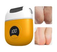 Digital Electric Foot Polisher - Automatic Foot Scraper, Electric Callus Remover Foot File | USB Rechargeable Foot Repair And Grinding Device With 2 Speeds for Men, Women, Dry Callus Dead Skin, Orange