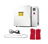Digital Electric Kiln for Pottery at Home-1500W Benchtop Muffle Furnace for Ceramics Glazing,Burnout Oven with Removable Tray for Independent Artisans Heating Work