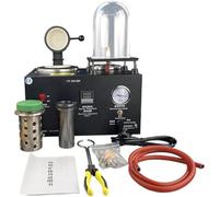 Digital Electric Melting Furnace, 1400W High Temperature Refining, 2000F, 2KG Capacity with Graphite Crucible for Melting Gold, Silver, Copper Scrap