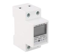 Digital Electricity Meter Single Phase 220V AC 5-80A 2 Wire 2P DIN Rail Energy Meter
