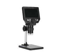Digital Electron Microscope 4.3 Inch Large Base LCD Display 10MP 1-1000X Continuous Amplification Magnifier Wide Range Of Uses(Black)
