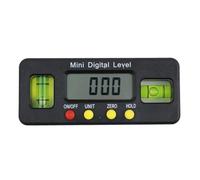 Digital Electronic Angle Meter with Base Protractor, 100mm/150mm/200mm Bar Inclinometer, 4×90° Measurement Range, Dual CR2032 Batteries, Built-in Magnets