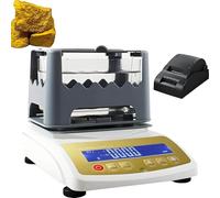 Digital Electronic Gold Purity Tester - Accurate Detection for Gold, Silver, Platinum Karat, Includes Densimeter and Printer