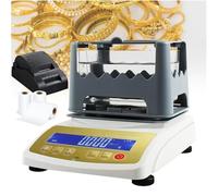 Digital Electronic Gold Purity Tester Machine with Printer Precious Metal Authenticity Density Tester for Gold Silver Platinum(Withprinter,MDJ300K)